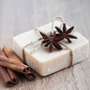 100% All-Natural Cinnamon Oatmeal Bar Soap